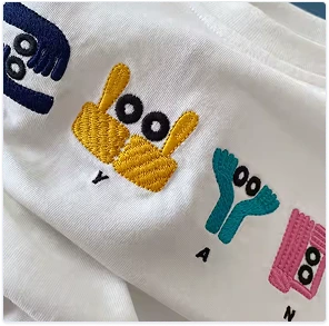 embroidery on t-shirts